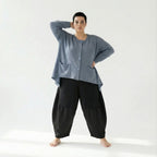 AKH Fashion 118 Veste, Bleu ciel