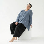 AKH Fashion 118 Veste, Bleu ciel