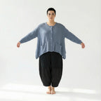 AKH Fashion 118 Veste, Bleu ciel