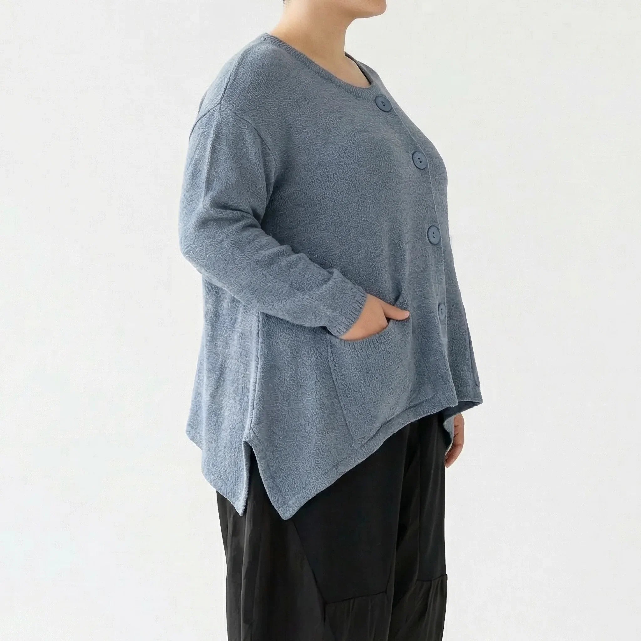 AKH Fashion 118 Veste, Bleu ciel