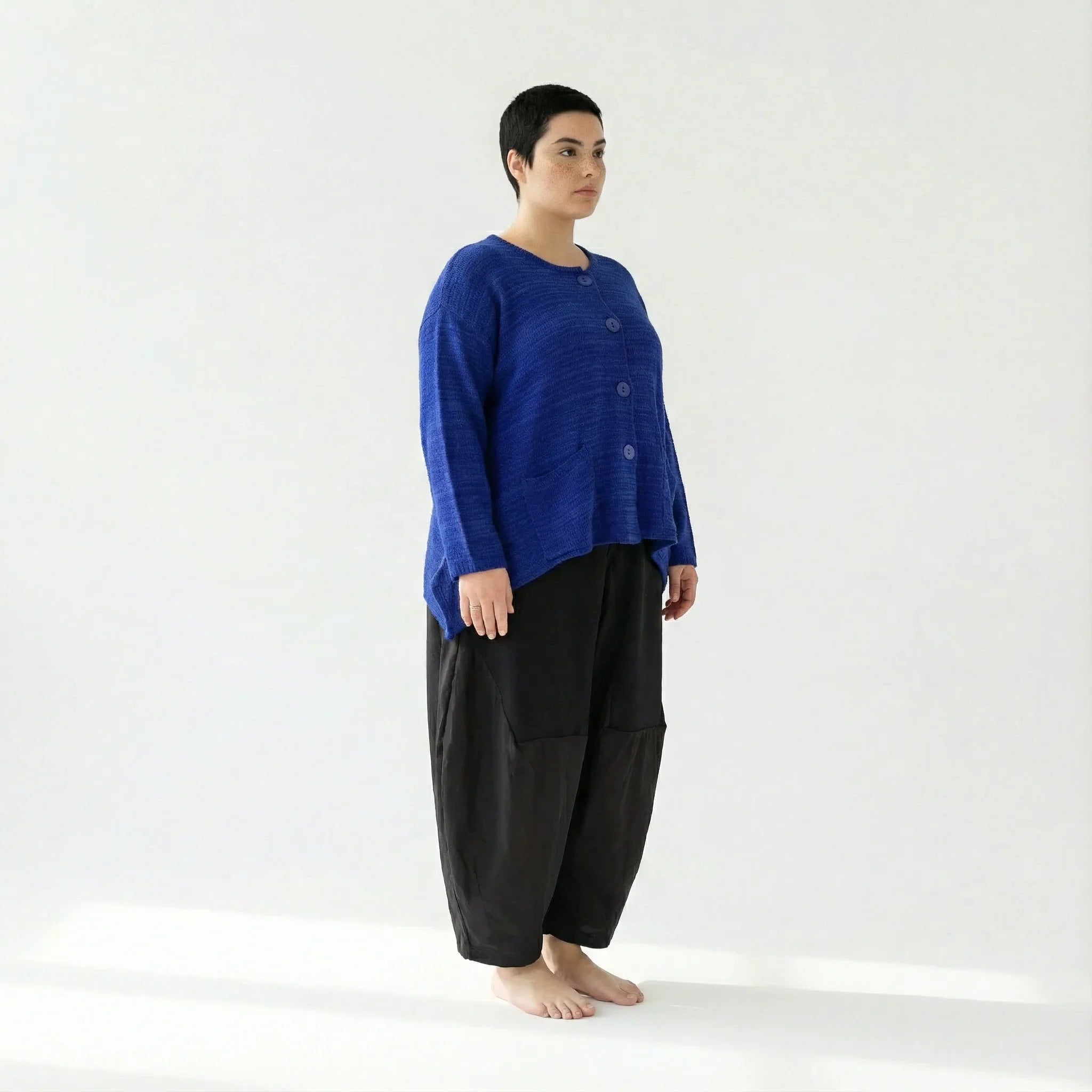 AKH Fashion 118 Veste, Bleu Roi
