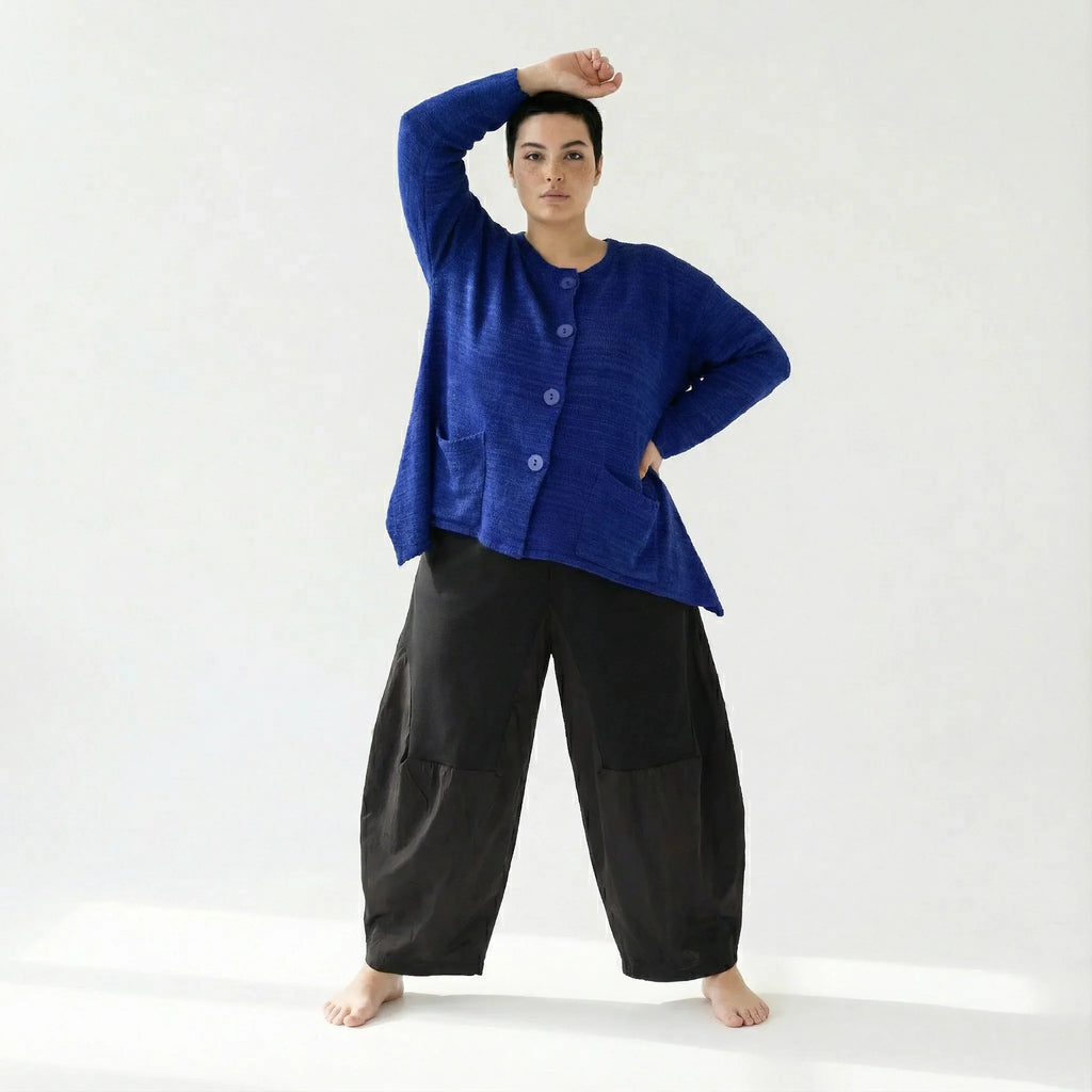 AKH Fashion 118 Veste, Bleu Roi