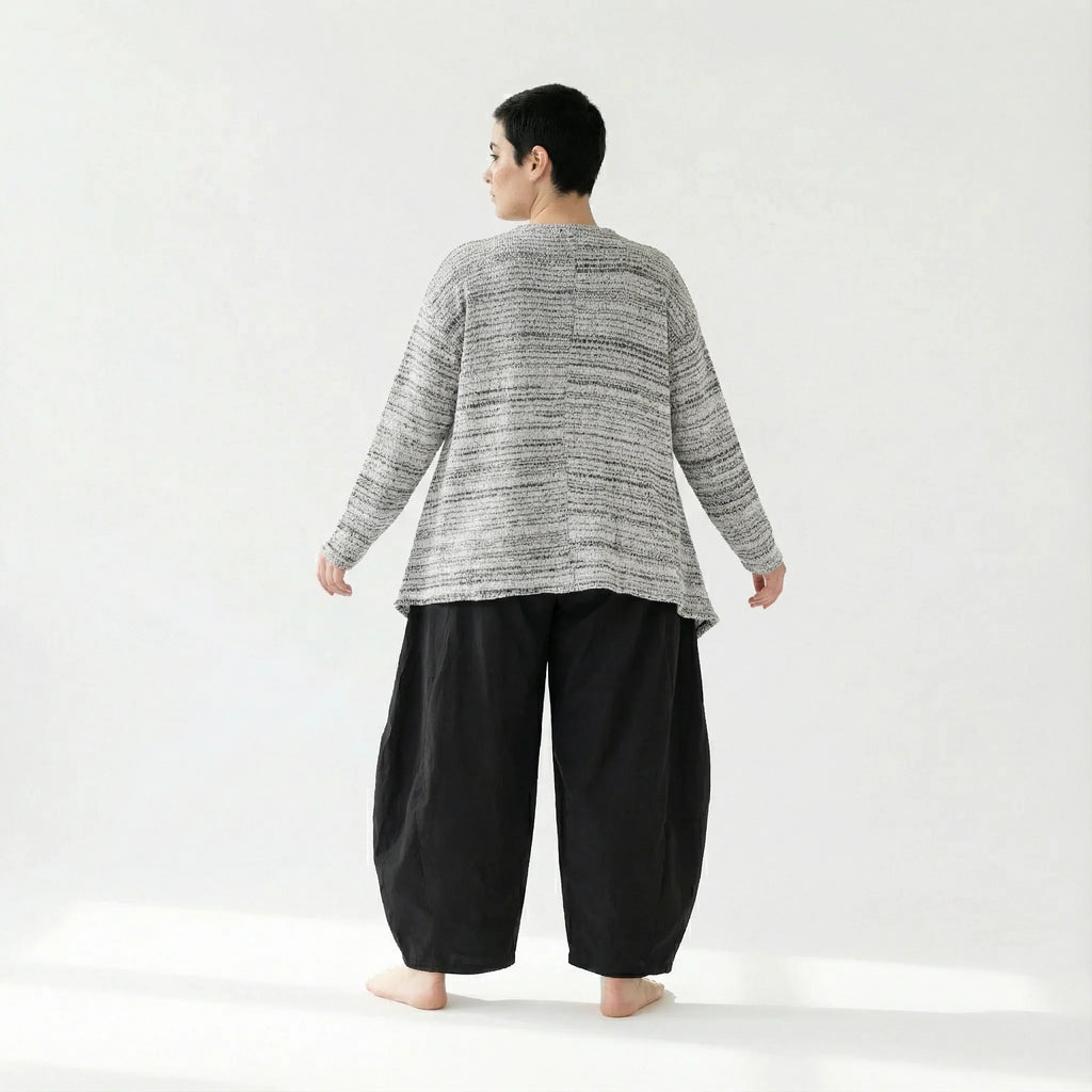 AKH Fashion 118 Veste, Blanc-Noir