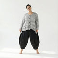 AKH Fashion 118 Veste, Blanc-Noir