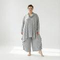 AKH Fashion 3371 Chemise longue, Gris