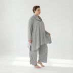 AKH Fashion 3371 Chemise longue, Gris