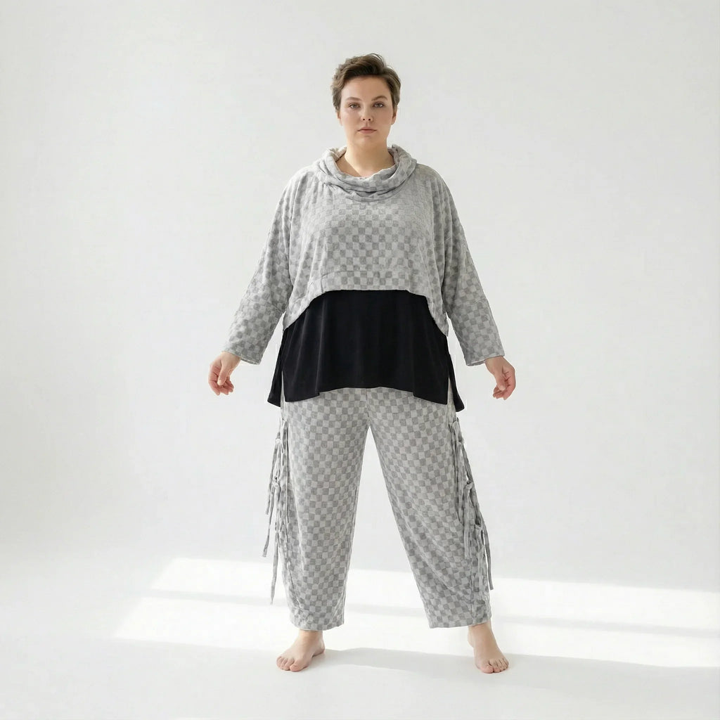 AKH Fashion 7011R Sur-vêtement, Gris