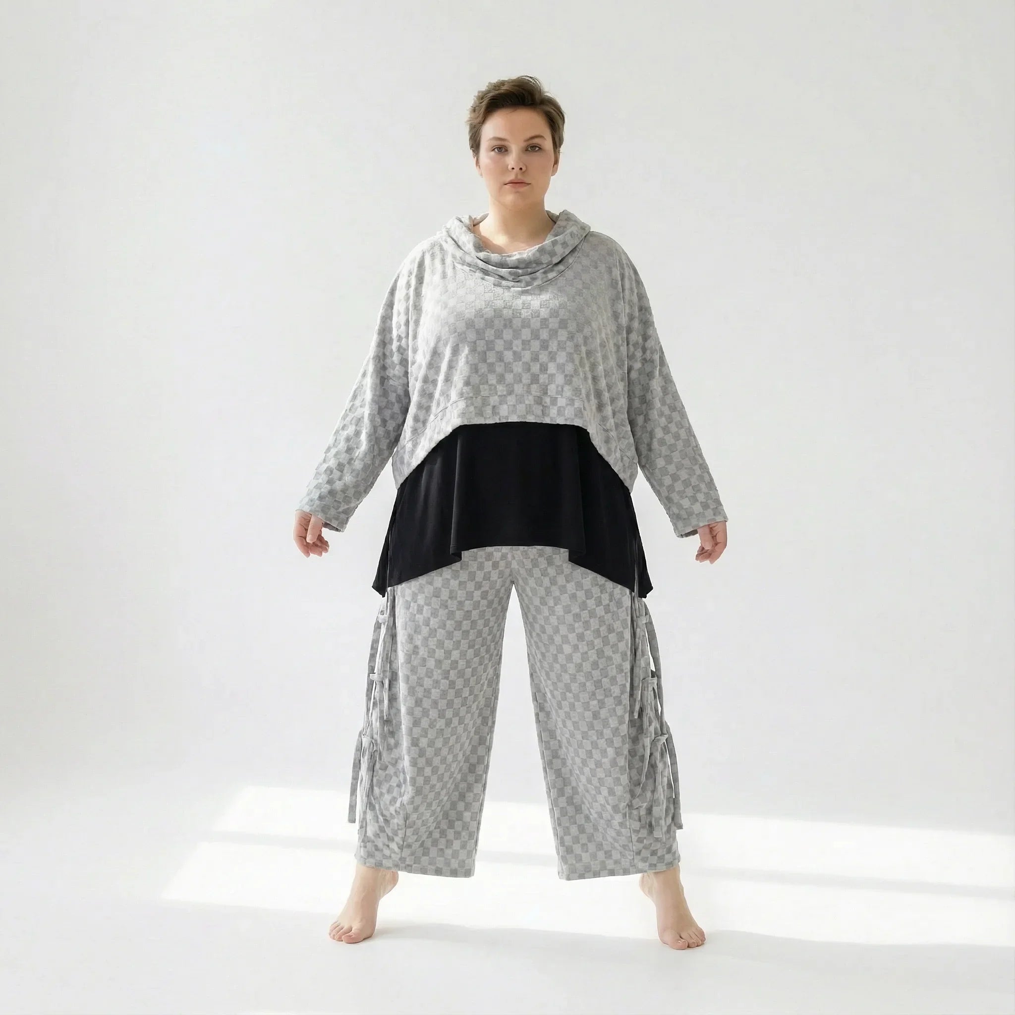 AKH Fashion 7011R Sur-vêtement, Gris