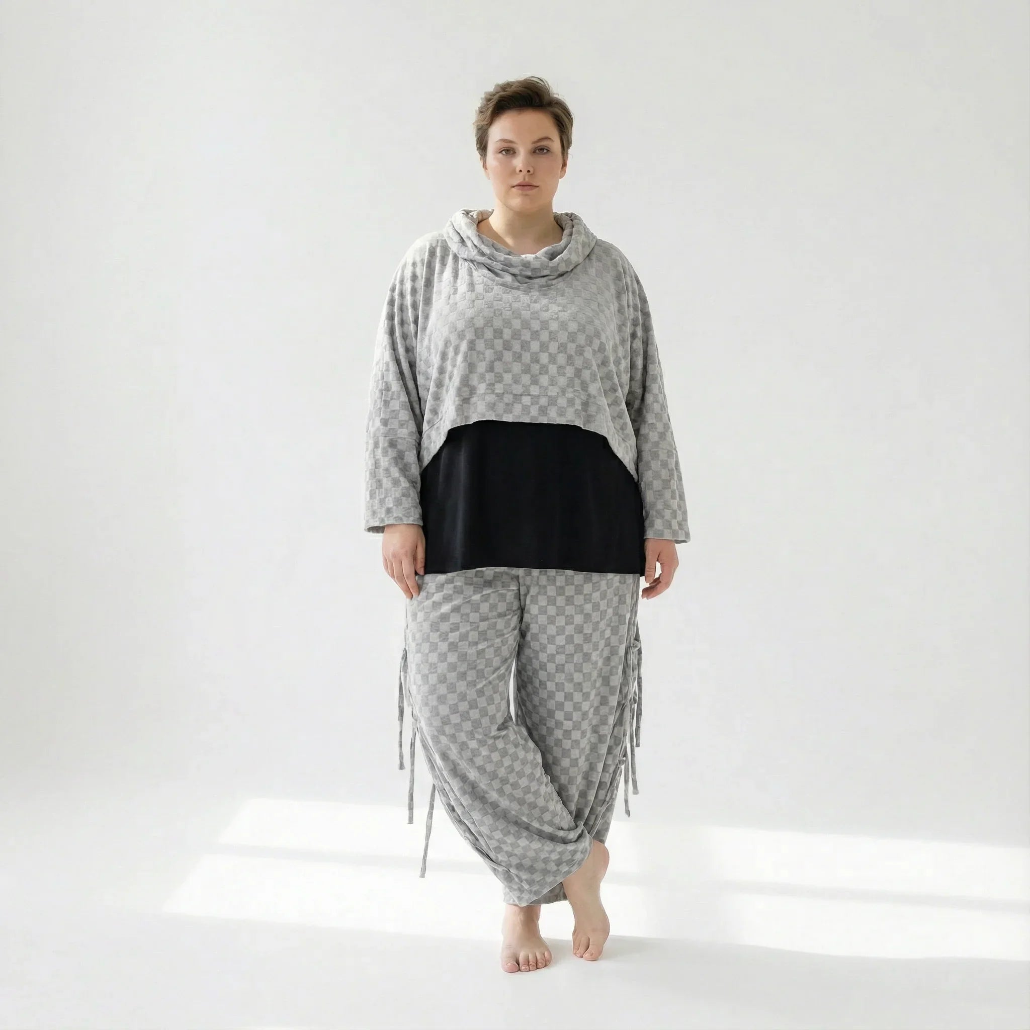 AKH Fashion 7011R Sur-vêtement, Gris