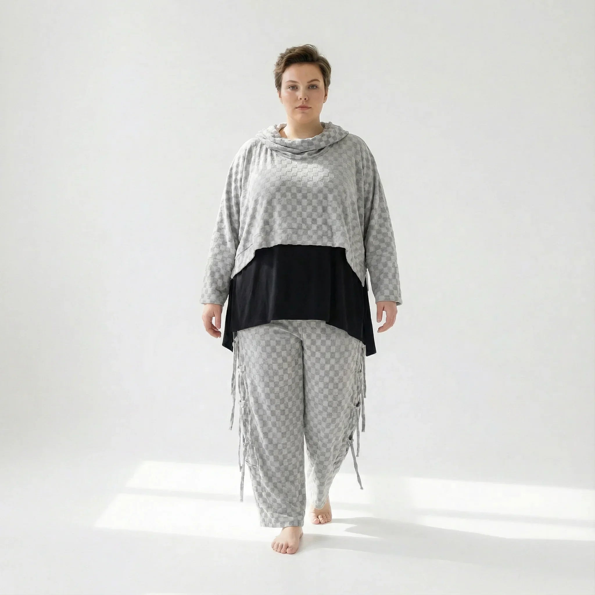 AKH Fashion 7011R Sur-vêtement, Gris