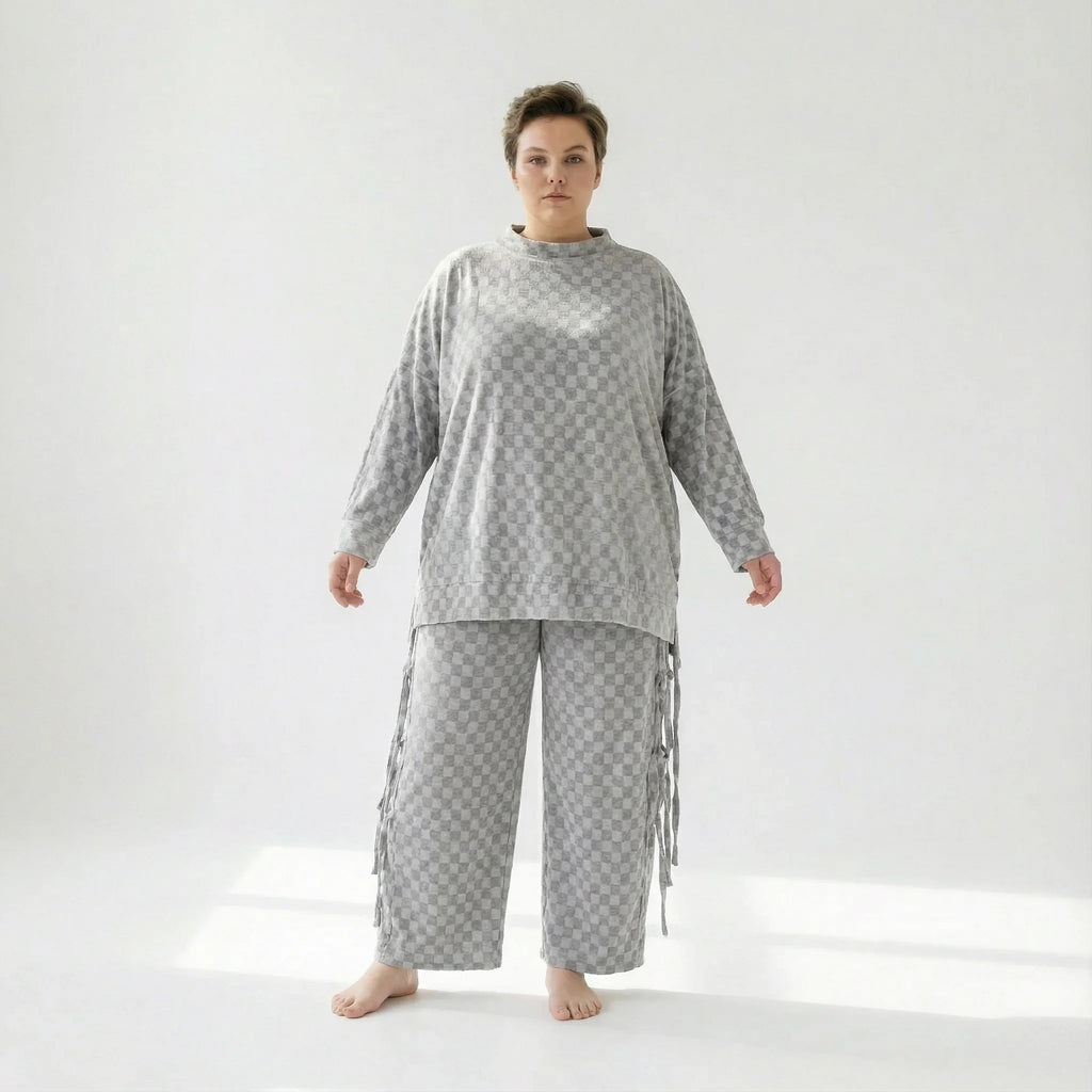 AKH Fashion 7124 Big Shirt, gris