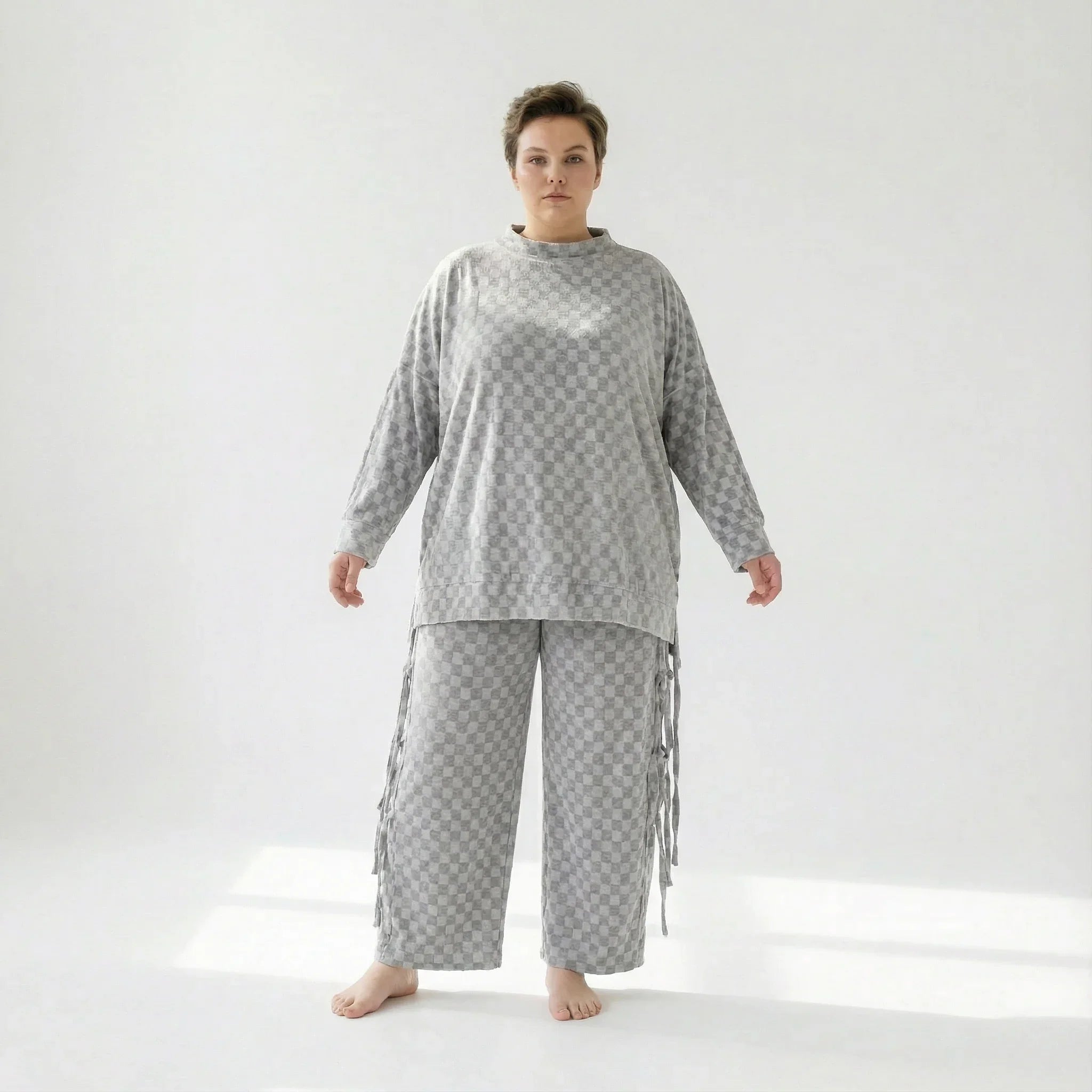 AKH Fashion 7124 Big Shirt, gris
