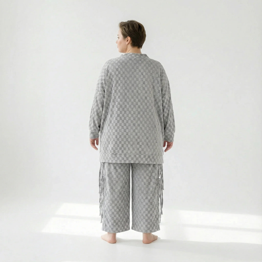 AKH Fashion 7124 Big Shirt, gris