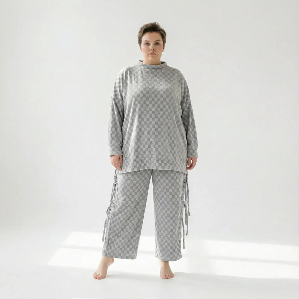 AKH Fashion 7124 Big Shirt, gris