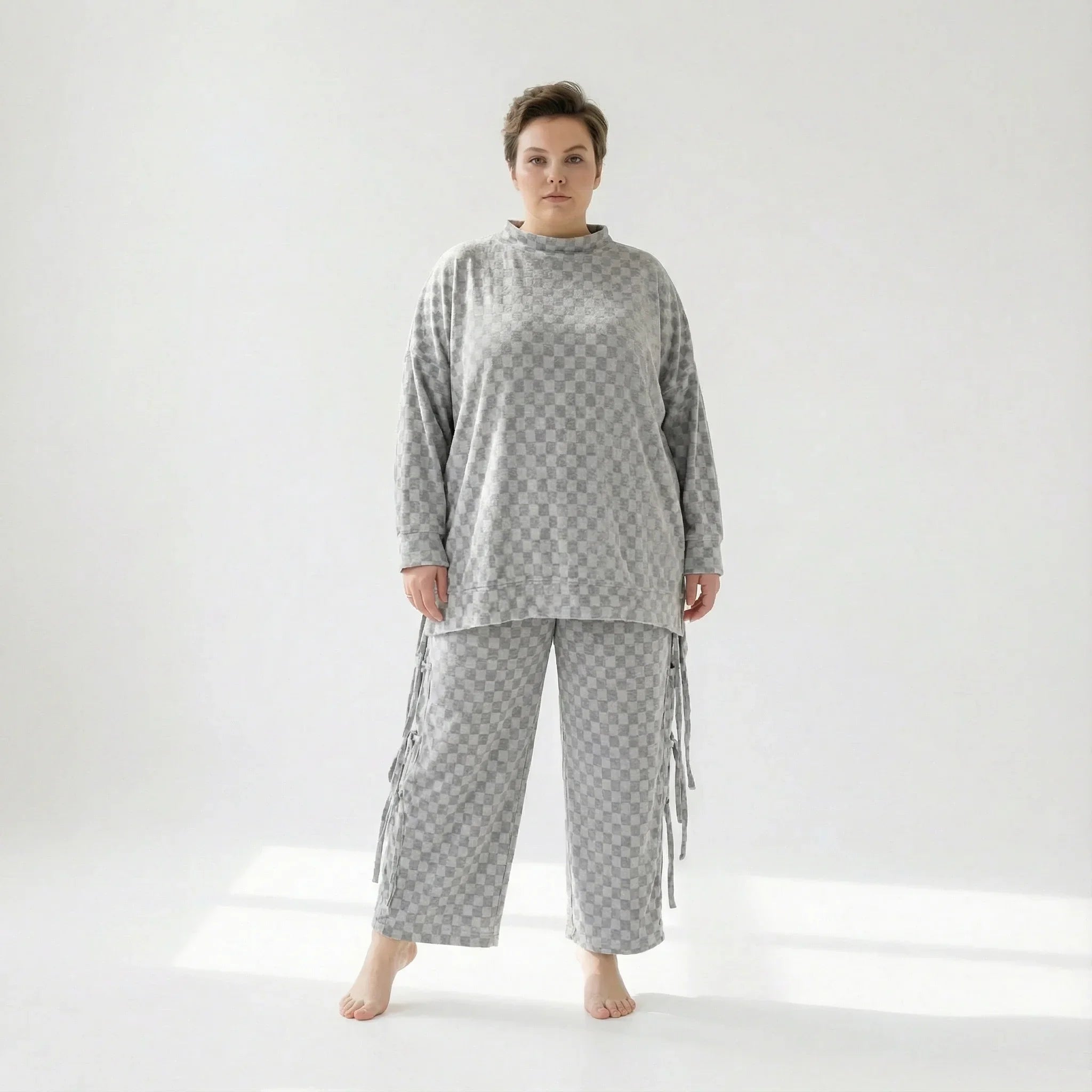 AKH Fashion 7124 Big Shirt, gris