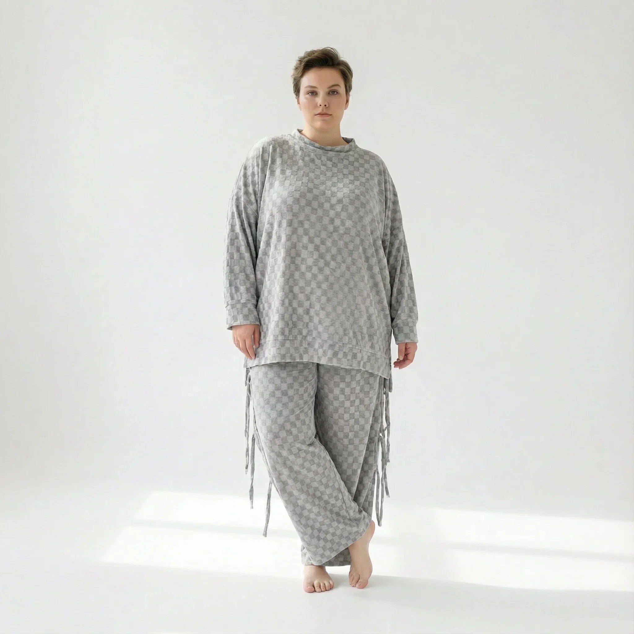 AKH Fashion 7124 Big Shirt, gris