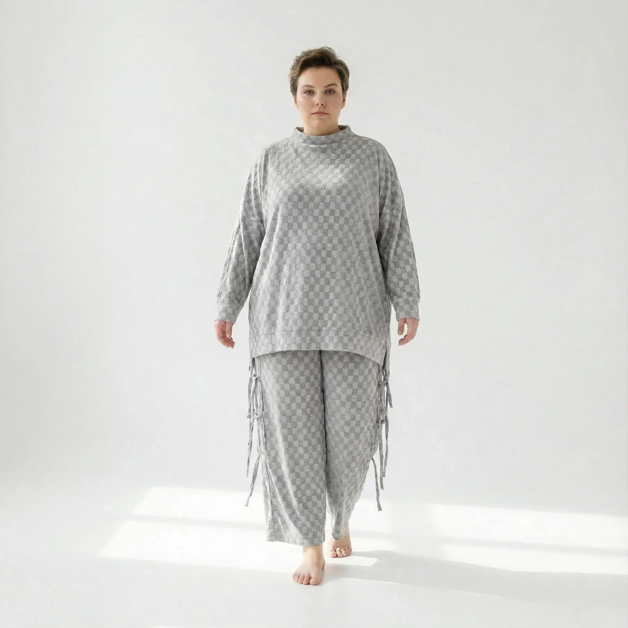 AKH Fashion 7124 Big Shirt, gris