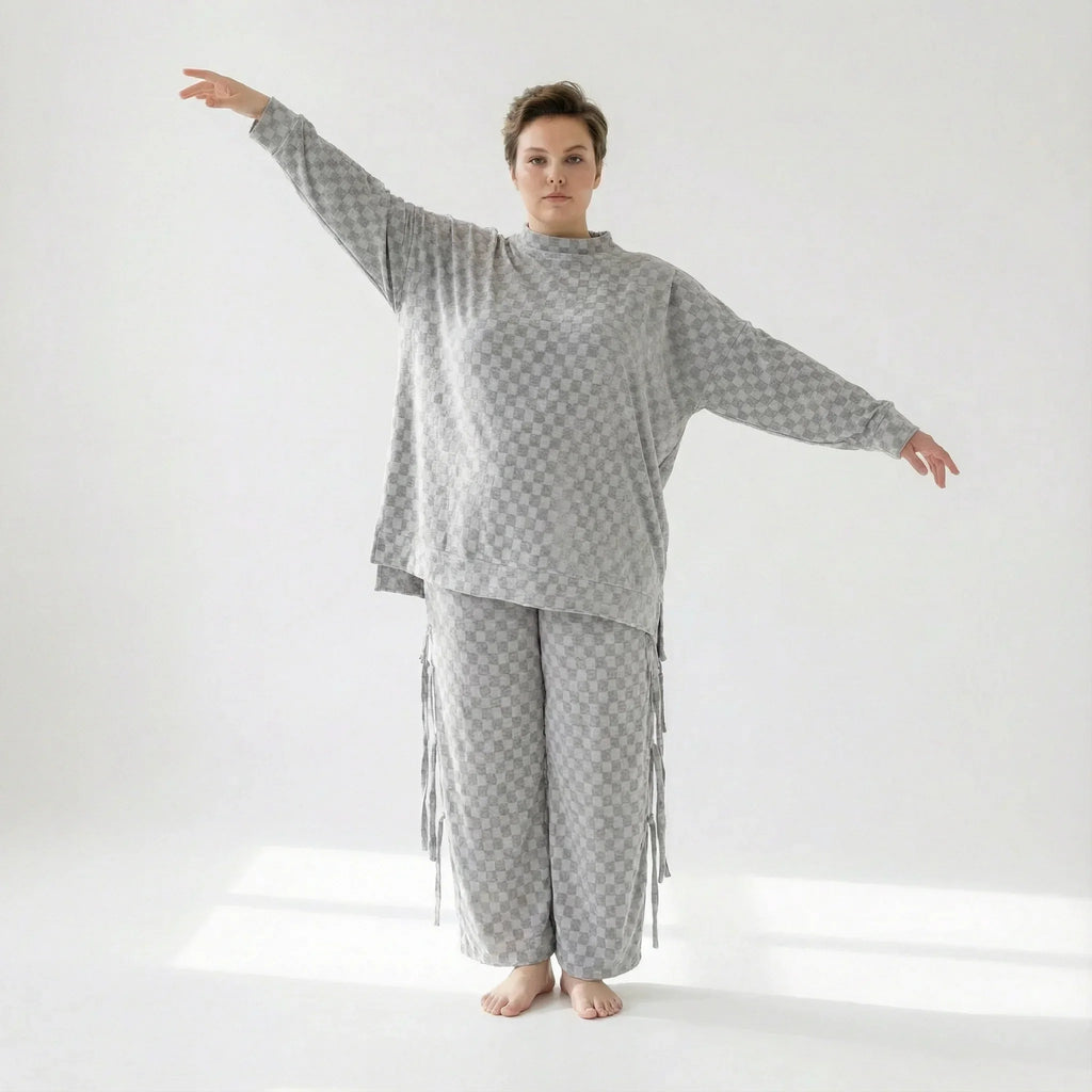 AKH Fashion 7124 Big Shirt, gris