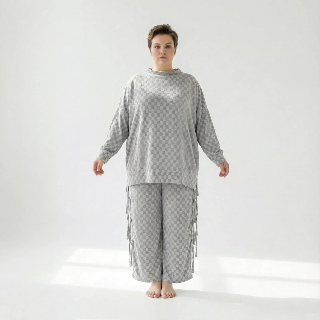 AKH Fashion 7124 Big Shirt, gris