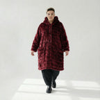 AKH Fashion 6280 Manteau, rouge bordeaux