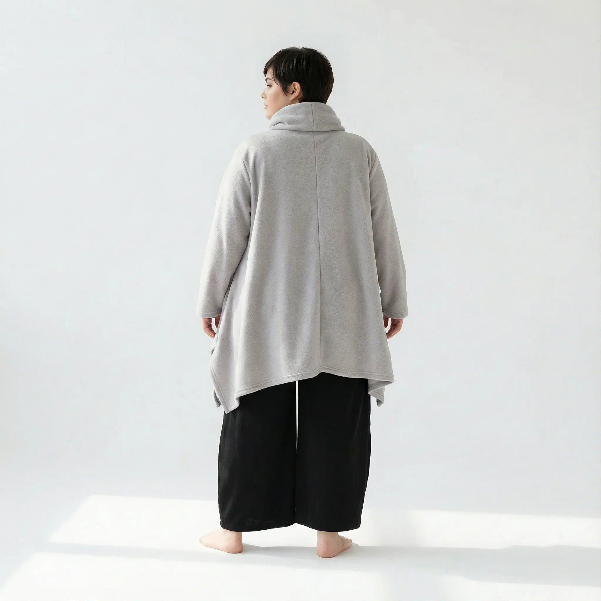 AKH Fashion 3371 Big Shirt, Gris clair