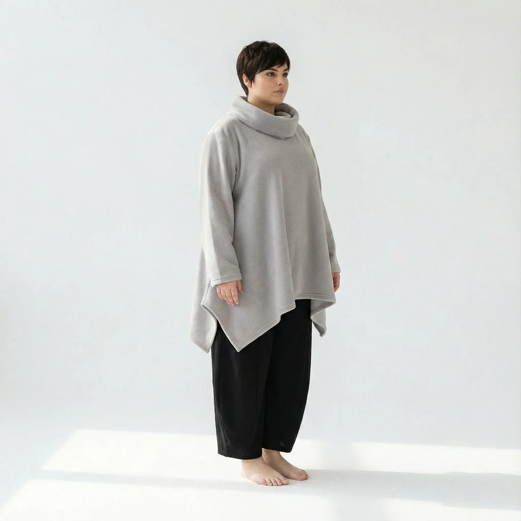 AKH Fashion 3371 Big Shirt, Gris clair