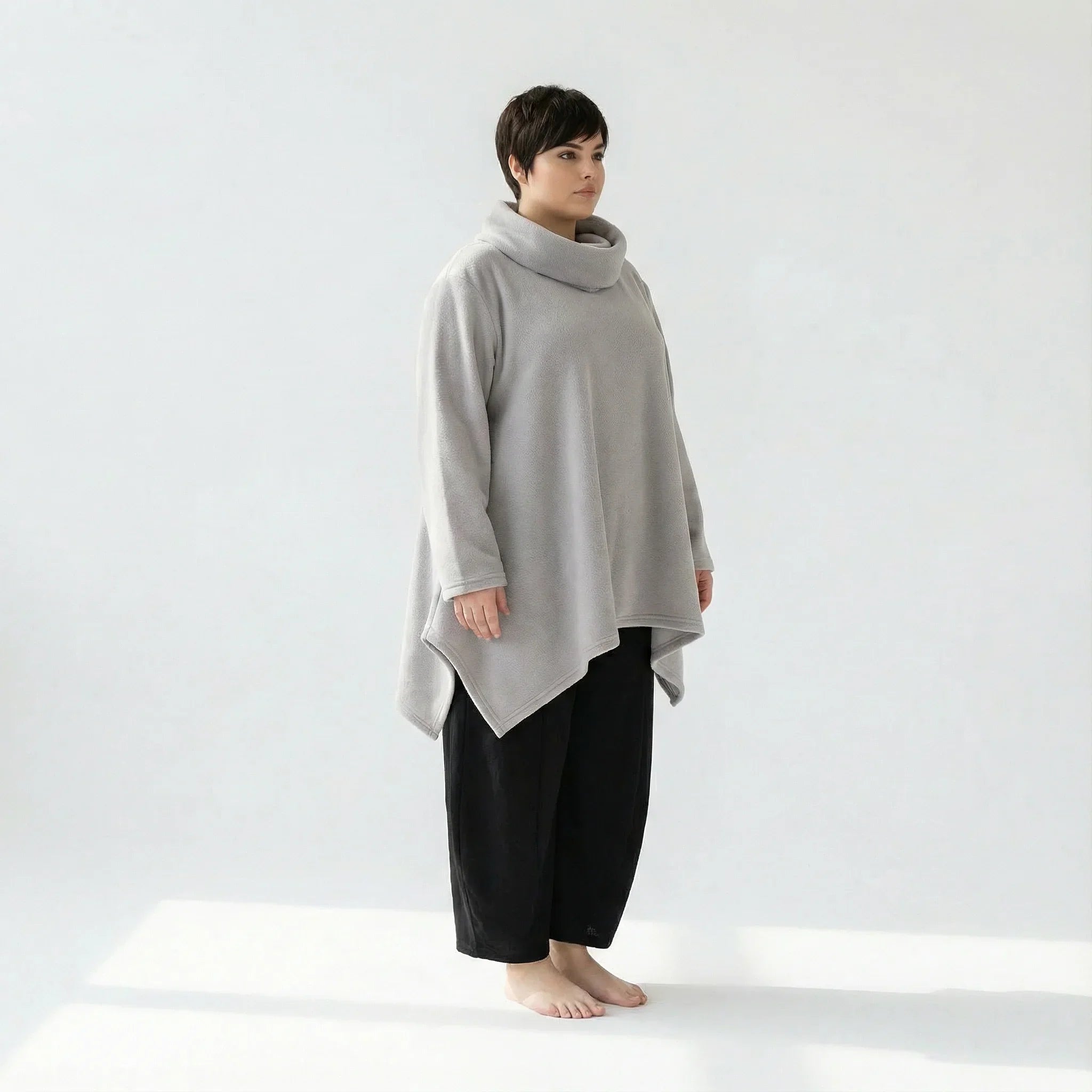 AKH Fashion 3371 Big Shirt, Gris clair
