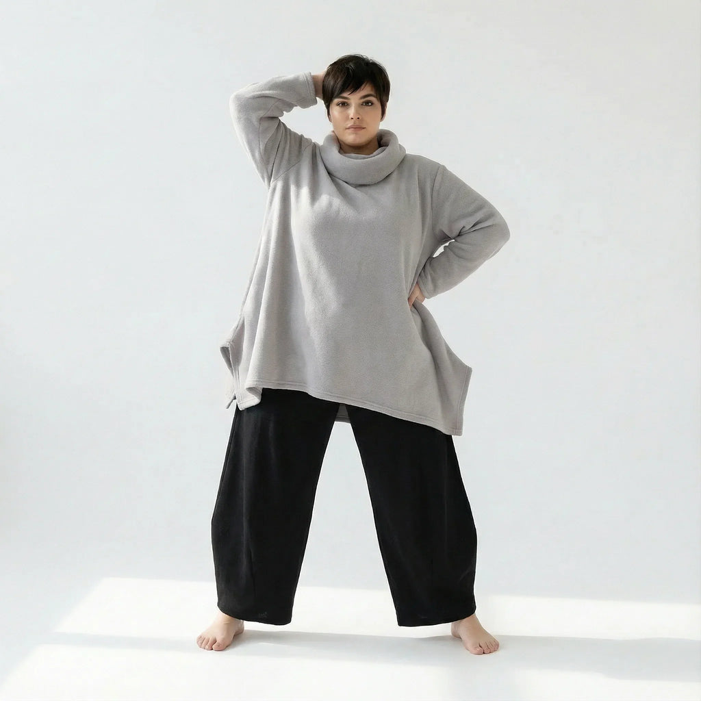 AKH Fashion 3371 Big Shirt, Gris clair