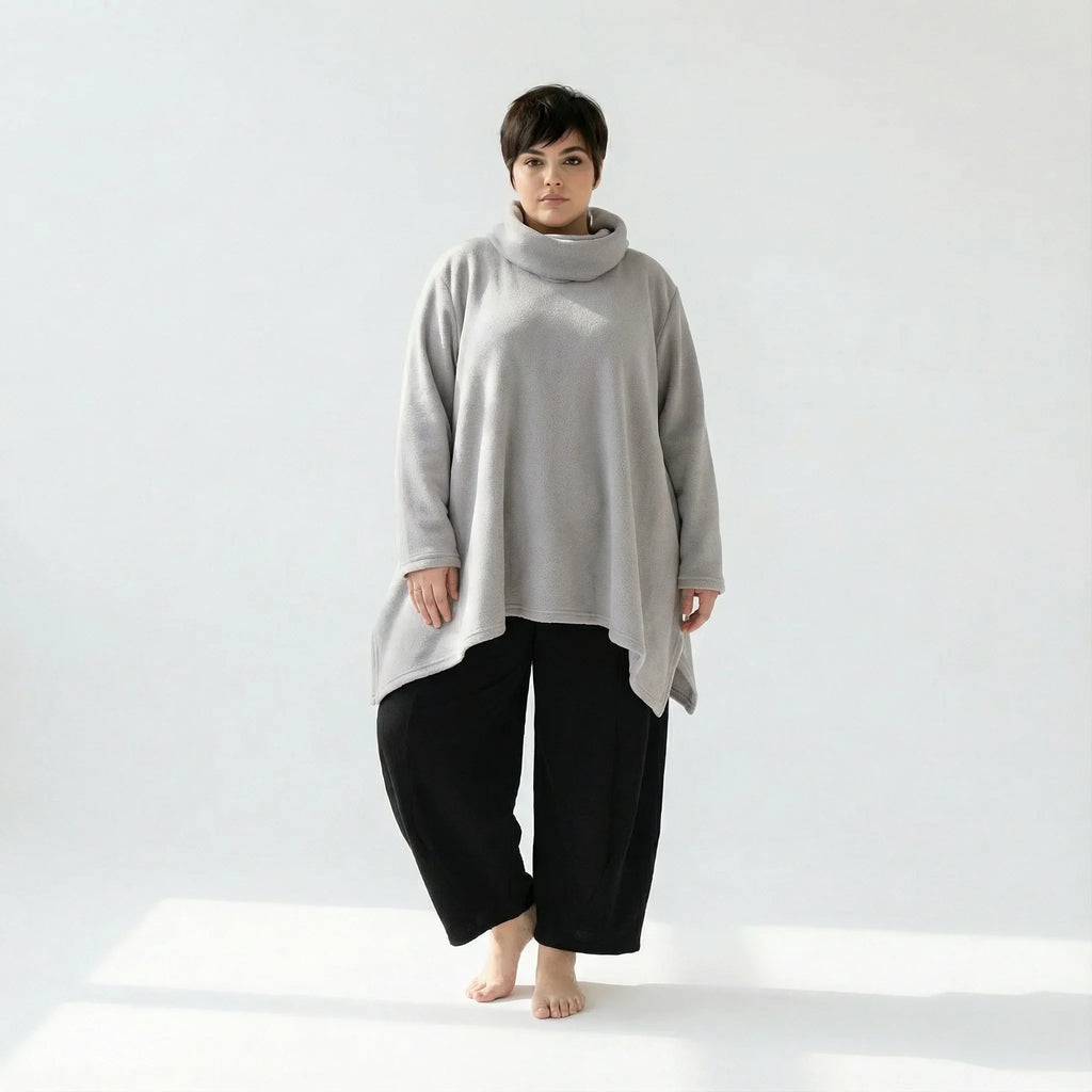 AKH Fashion 3371 Big Shirt, Gris clair