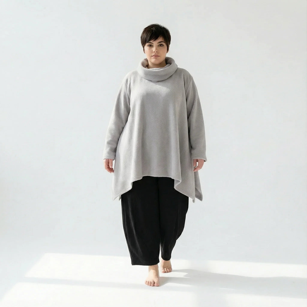 AKH Fashion 3371 Big Shirt, Gris clair