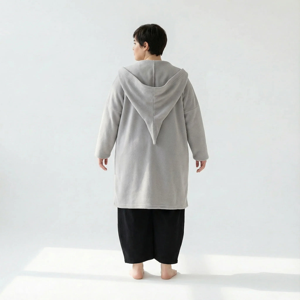AKH Fashion 6272 Veste, Gris clair