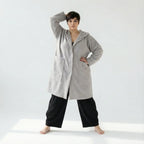AKH Fashion 6272 Veste, Gris clair