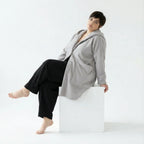AKH Fashion 6272 Veste, Gris clair