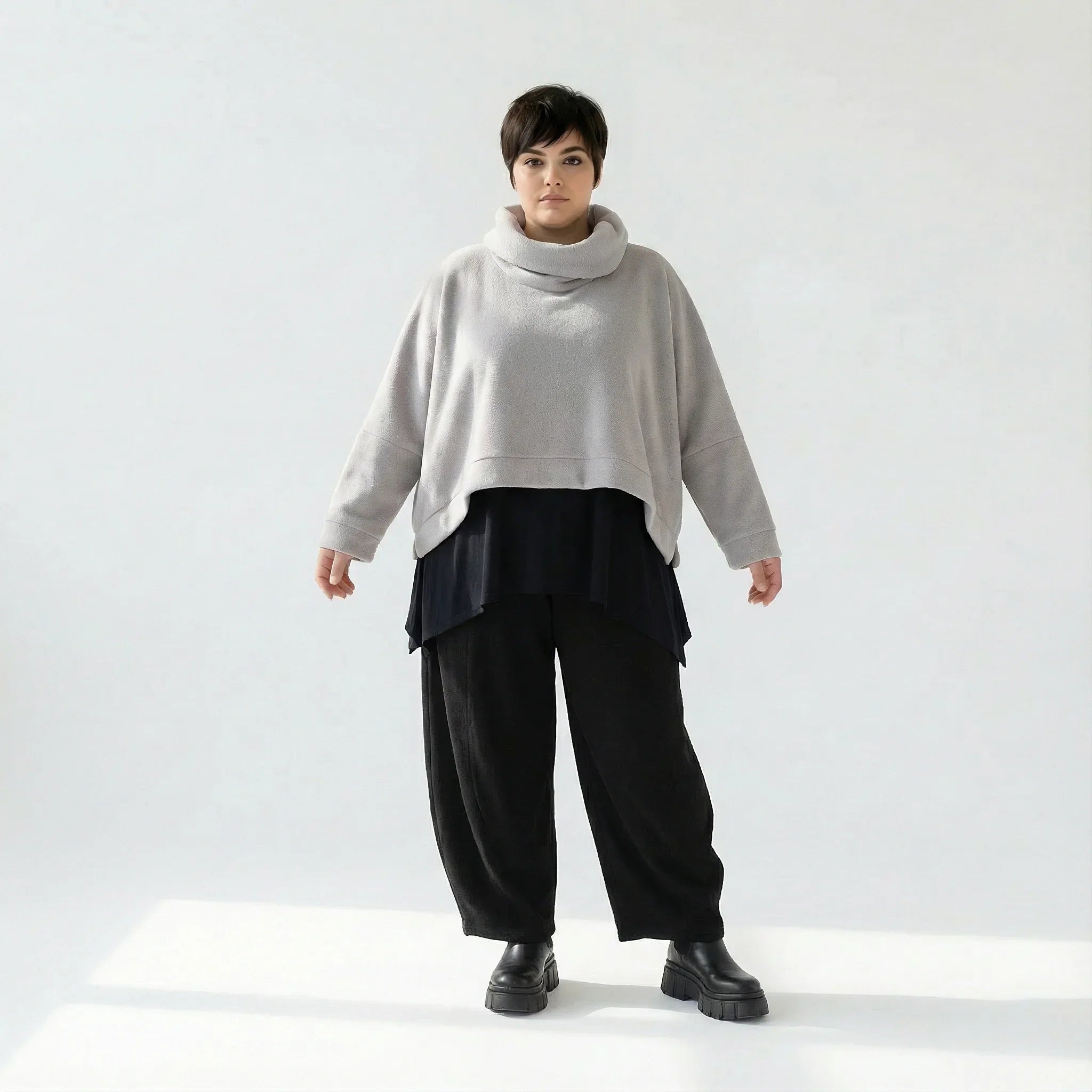 AKH Fashion 7011R Jeté, Gris clair