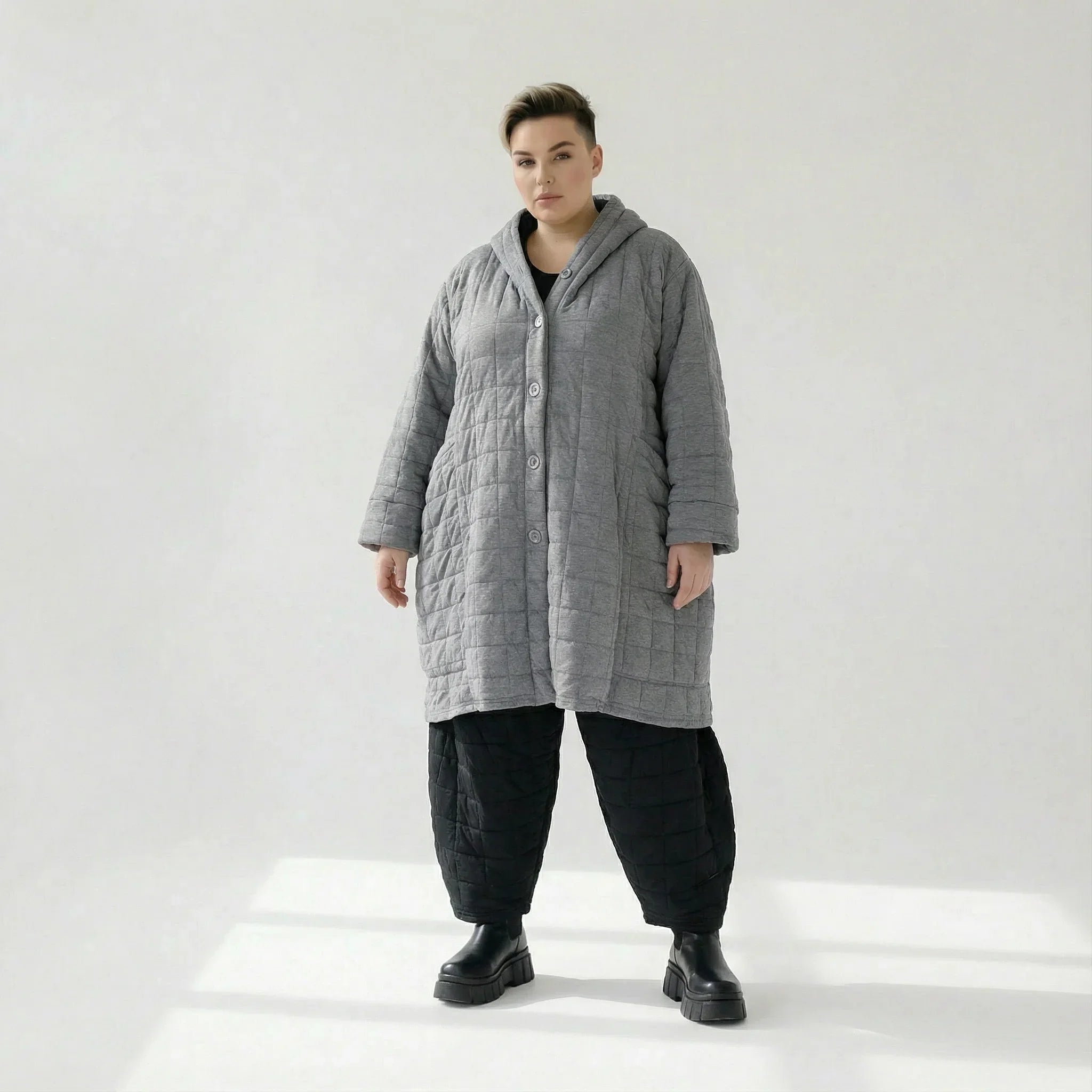 AKH Fashion 6600 Manteau, Gris