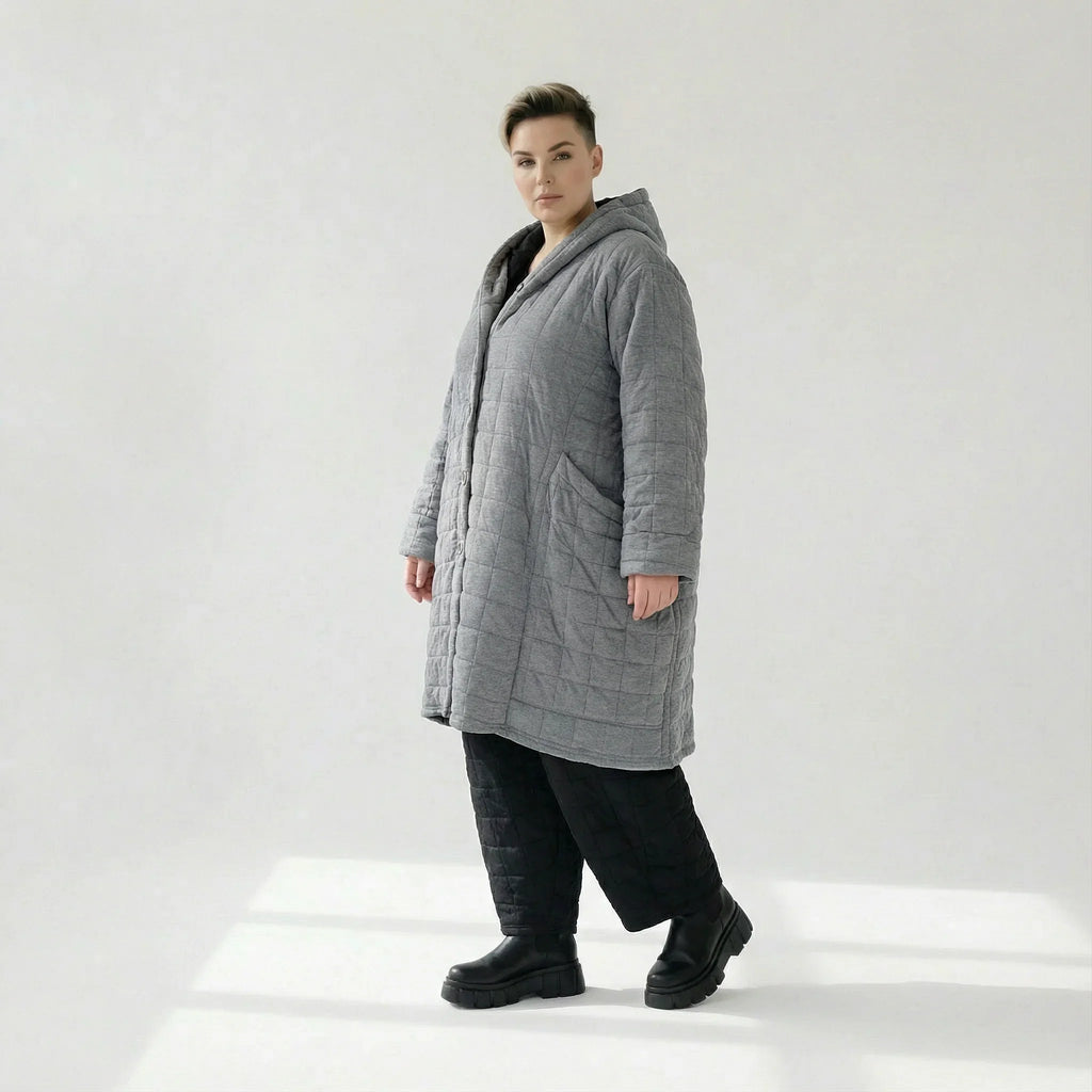 AKH Fashion 6600 Manteau, Gris