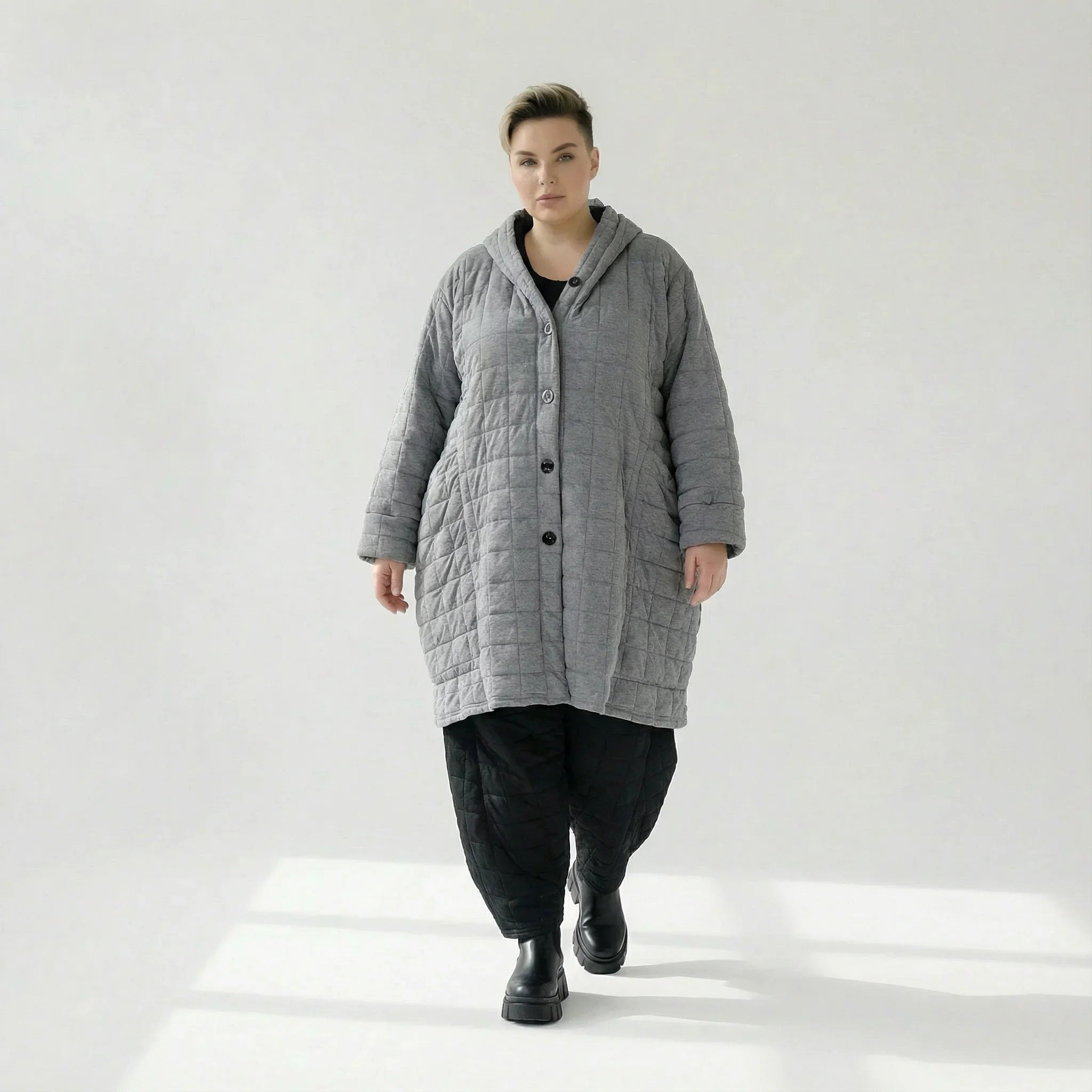 AKH Fashion 6600 Manteau, Gris