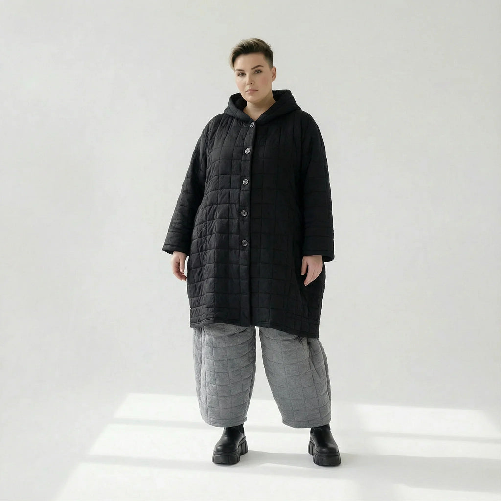 Manteau AKH Fashion 6600, Noir