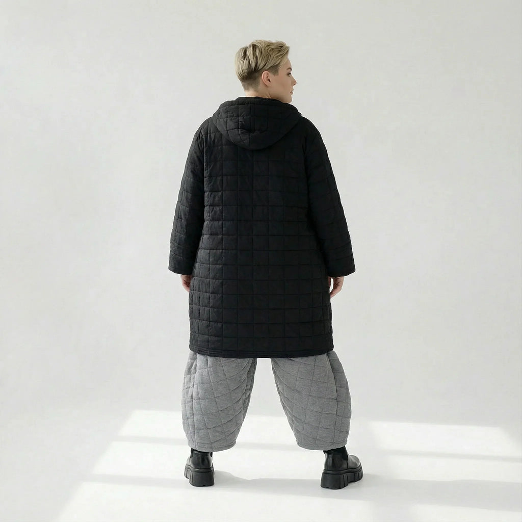 Manteau AKH Fashion 6600, Noir
