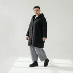 Manteau AKH Fashion 6600, Noir