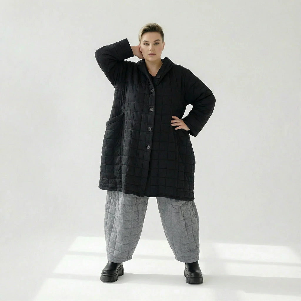 Manteau AKH Fashion 6600, Noir