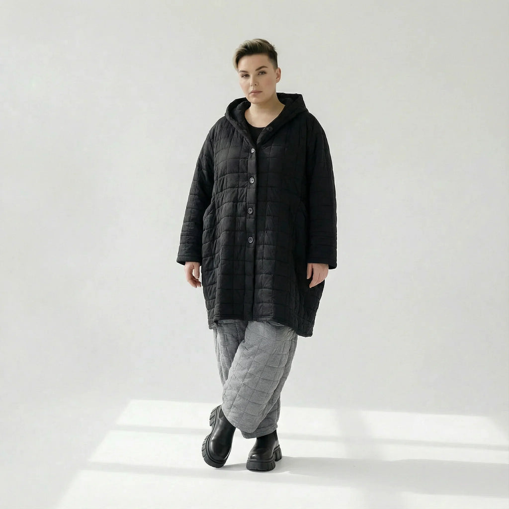 Manteau AKH Fashion 6600, Noir
