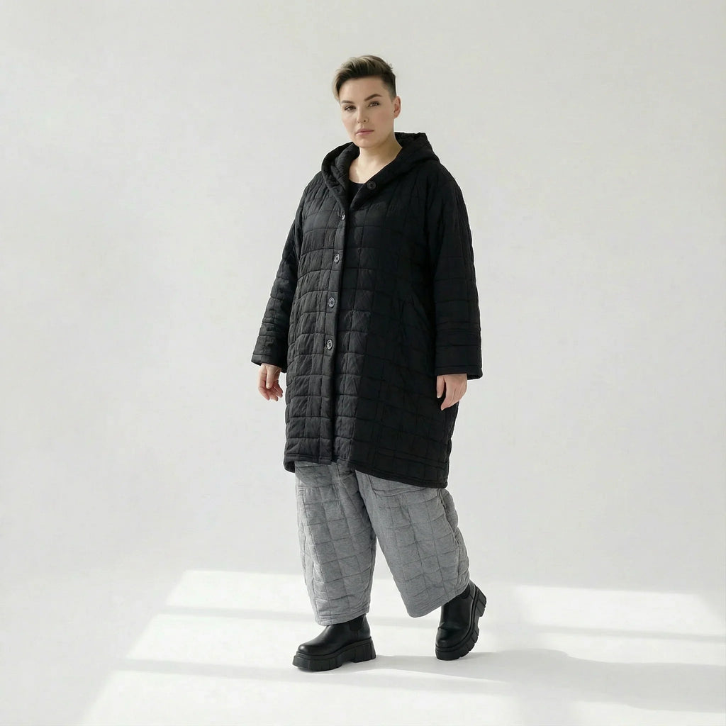 Manteau AKH Fashion 6600, Noir