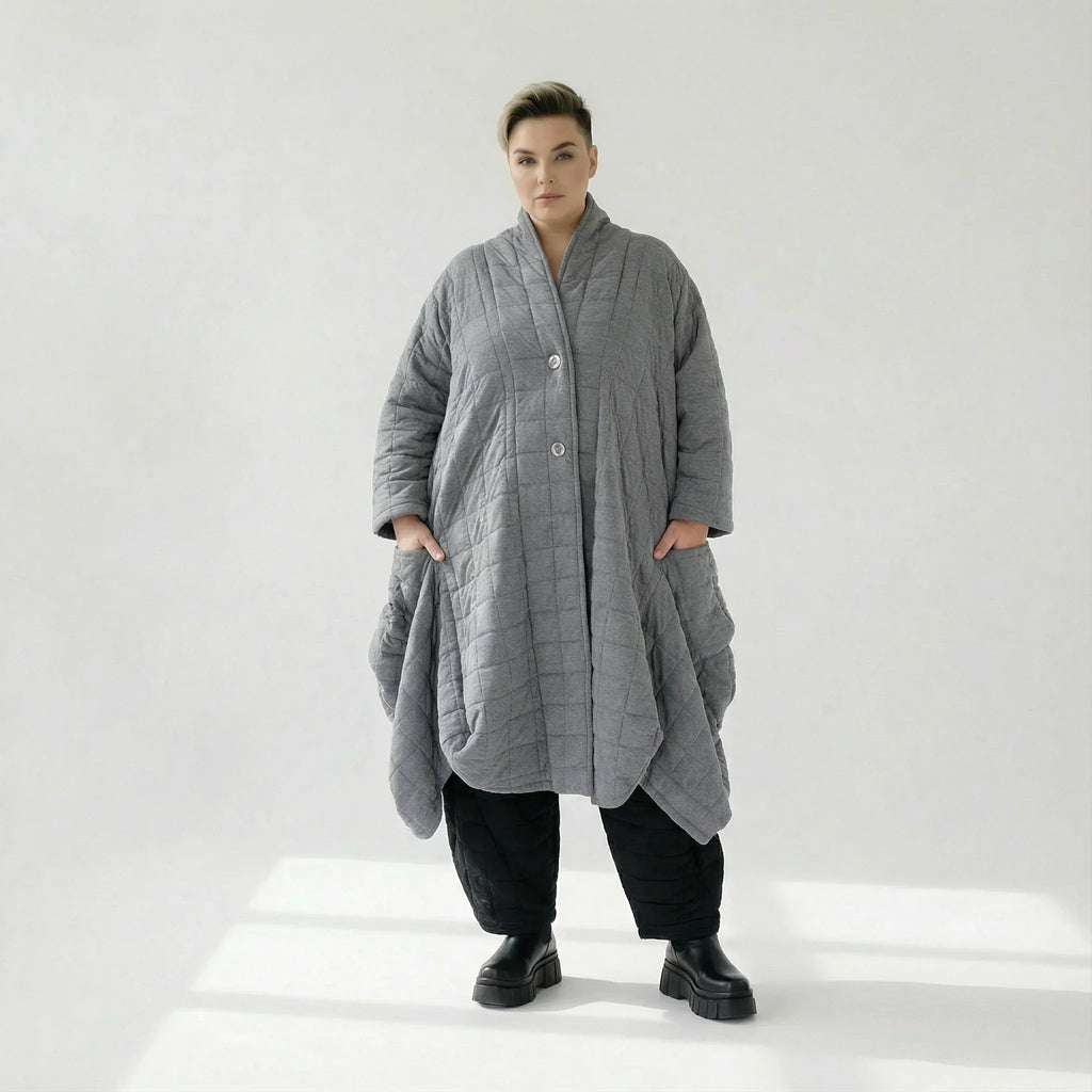 AKH Fashion 6671 Manteau, Gris