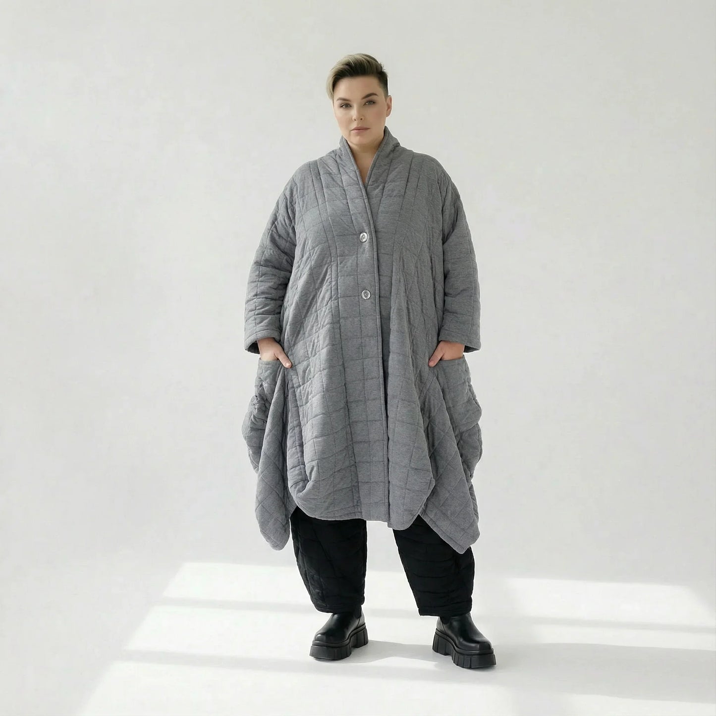 AKH Fashion 6671 Mantel, Grau