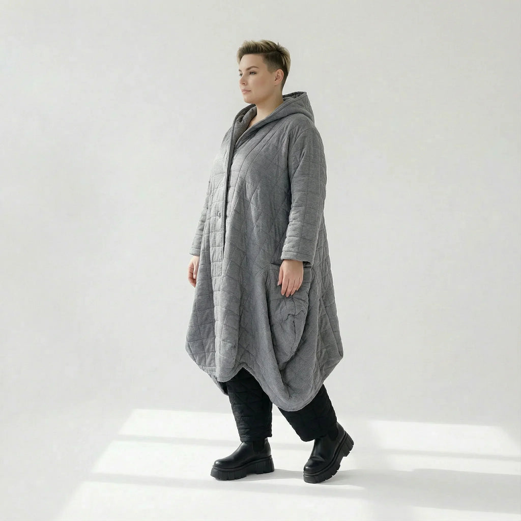 AKH Fashion 6671 Manteau, Gris