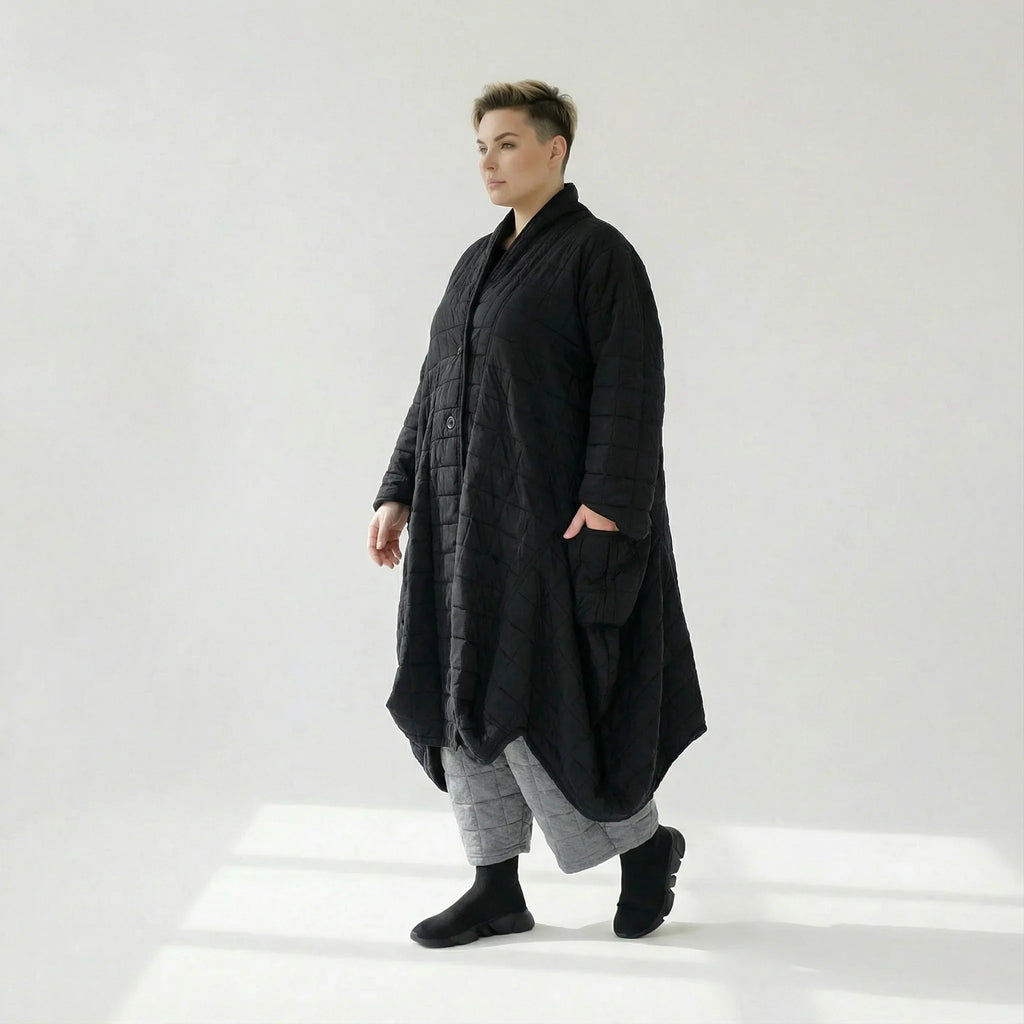 AKH Fashion 6671 Coat, Black