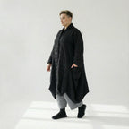 AKH Fashion 6671 Coat, Black