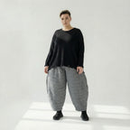 AKH Fashion 6883 Pantalon, Gris