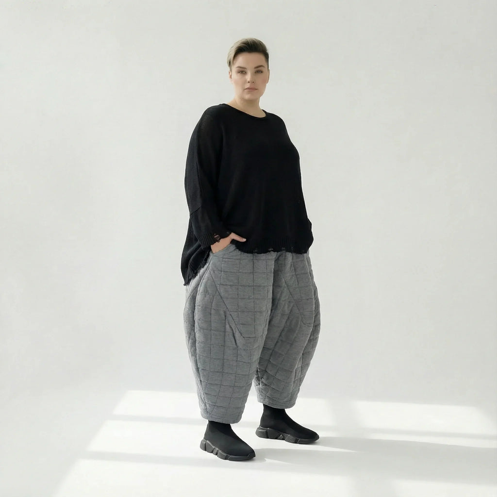 AKH Fashion 6883 Pantalon, Gris
